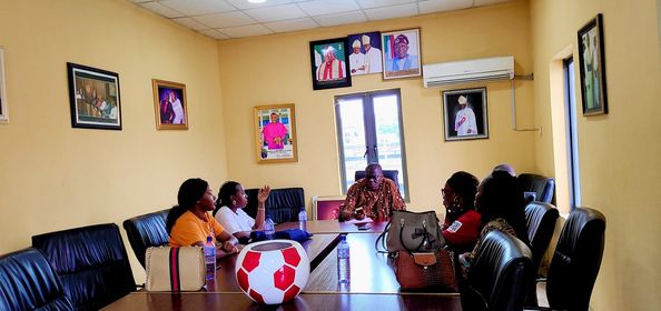 An Advocacy visit to the Christian Association of Nigeria (CAN), Lagos State.