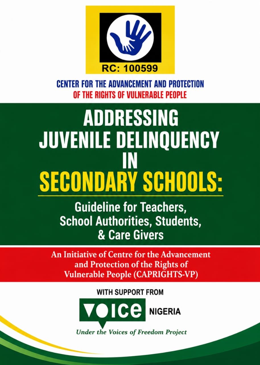 Guide on Juvenile Delinquency In Secondary School  October 21, 2018  Publisher